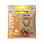 تشویقی سگ جیم داگ مدل Chicken Curls،وزن 55 گرم
