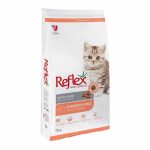 غذای خشک بچه گربه رفلکس مدل Kitten طعم مرغ و برنج وزن 15 کیلوگرم