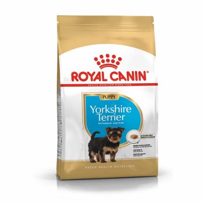 غذای خشک توله سگ رویال کنین مدل Yorkshire Terrier Puppy مناسب نژاد یورکشایر