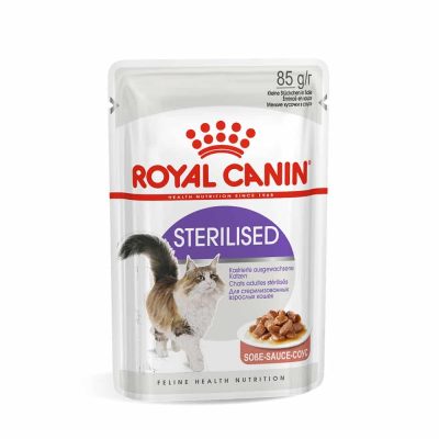 پوچ گربه رویال کنین مدل Sterilised Gravy مناسب گربه عقیم شده