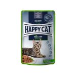 پوچ گربه هپی کت Happy Cat با طعم بره مدل Culinary Farm Lamb وزن 85 گرم
