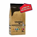 غذای خشک سگ بالغ Adult نژاد متوسط و بزرگ برند وودو VooDoo فله وزن 1 کیلوگرم