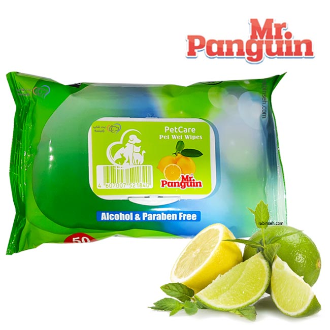 دستمال مرطوب پاکتی برند مستر پنگوئن Mr. Panguin با رایحه لیمو تعداد 50 برگی_668fc06d726d6.jpeg دستمال مرطوب پاکتی برند مستر پنگوئن Mr. Panguin با رایحه لیمو تعداد 50 برگی - تصویر 1