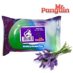 دستمال مرطوب پاکتی برند مستر پنگوئن Mr. Panguin با رایحه لوندر تعداد 50 برگی