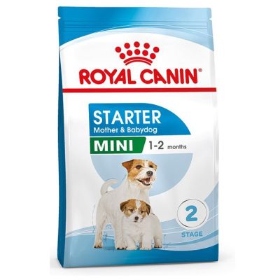 غذای خشک سگ رویال کنین مدل Mini Starter مناسب مادر و بچه نژاد کوچک | 4 کیلوگرم