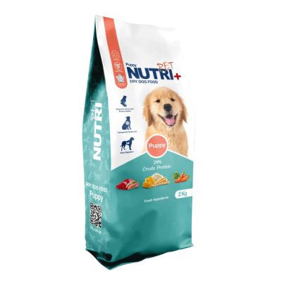 غذای خشک توله سگ نوتری پلاس Nutri Pet مدل پاپی وزن 2 کیلوگرم