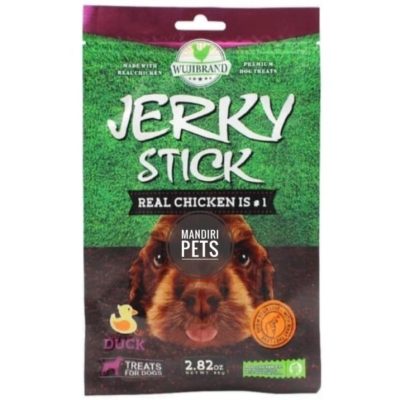 تشویقی سگ جرکی استیک jerky stick طعم اردک وزن 70 گرم