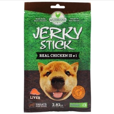 تشویقی سگ جرکی استیک jerky stick طعم جگر وزن 70 گرم