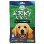 تشویقی سگ جرکی استیک jerky stick طعم میلکی (شیر) وزن 70 گرم