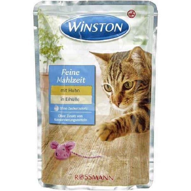 پوچ گربه وینستون Winston طعم مرغ در سس مرغ وزن 100 گرم_67864aa787190.jpeg پوچ گربه وینستون Winston طعم مرغ در سس مرغ وزن 100 گرم - تصویر 1