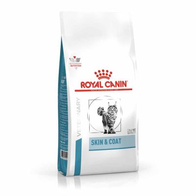غذای خشک گربه رویال کنین مدل Skin and Coat مناسب پوست و مو حساس