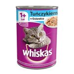 کنسرو گربه ویسکاس (Whiskas) با طعم ماهی وزن 400 گرم