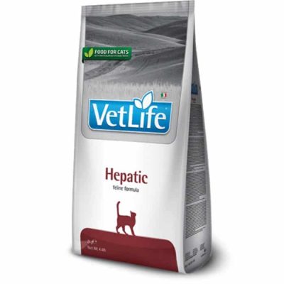 غذای خشک گربه وت لایف Vet Life مدل هپاتیک وزن 2 کیلوگرم