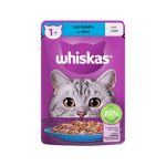پوچ گربه ویسکاس Whiskas طعم ماهی وزن 85 گرم