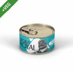 کنسرو گربه فیفورا رویال Fifora Royal مدل نچرال،طعم فیله ماهی با سبزیجات ،وزن 120 گرمی