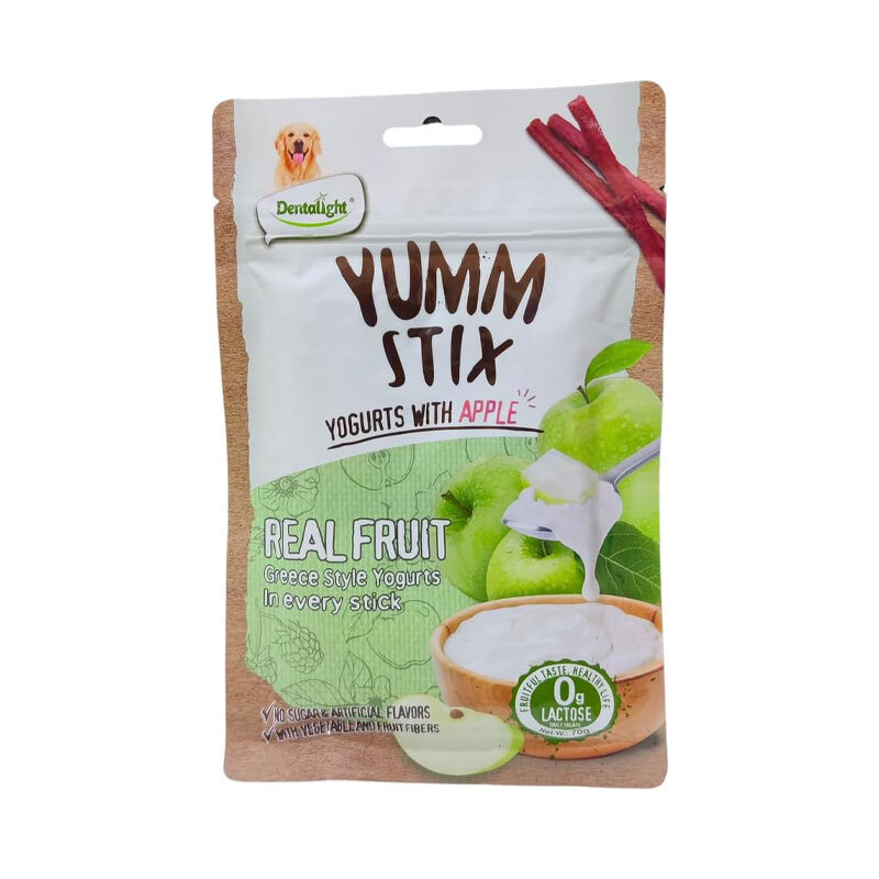 تشویقی سگ یام استیکس دنتالایت Yumm Stix با طعم ماست با سیب وزن 50 گرم_683c7823e4472.jpeg تشویقی سگ یام استیکس دنتالایت Yumm Stix با طعم ماست با سیب وزن 50 گرم - تصویر 1