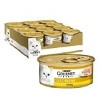 کنسرو گربه گورمت گلد پته وزن ۸۵ گرمی با طعم مرغ (پک 24 عددی)