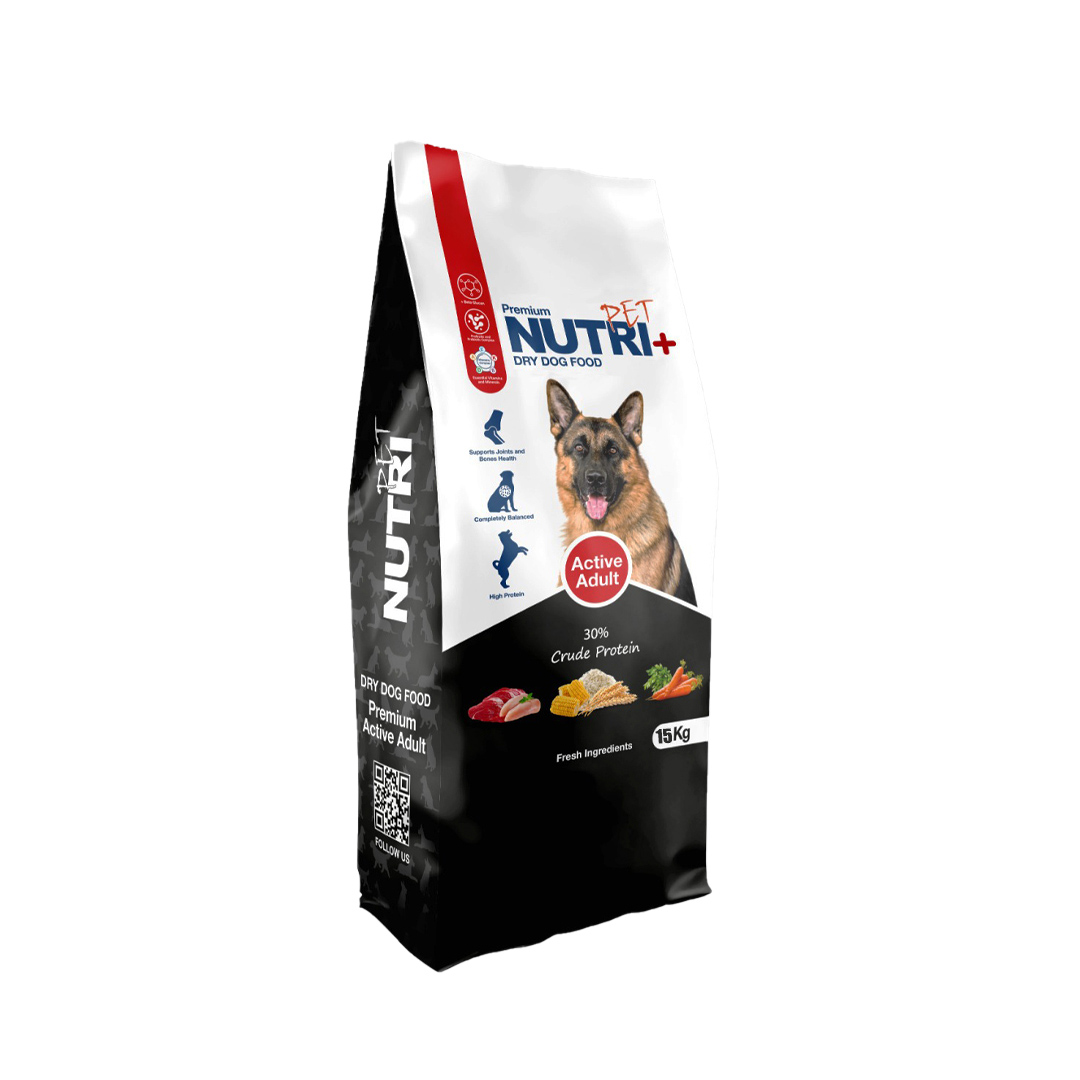 غذای خشک پروبیوتیک سگ نوتری پلاس Nutri Pet مدل اکتیو ادالت وزن 15 کیلوگرم_6867f9ea6de16.jpeg غذای خشک پروبیوتیک سگ نوتری پلاس Nutri Pet مدل اکتیو ادالت وزن 15 کیلوگرم - تصویر 1